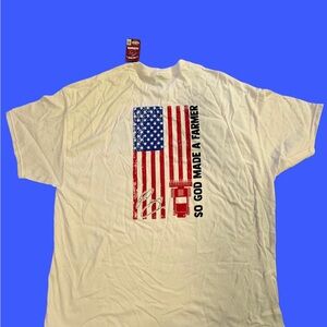 Patriotic White Graphic Tee